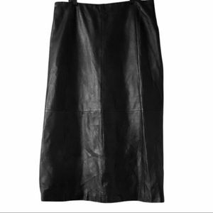 Stellar Leather Skirt By Margaret Godfrey
